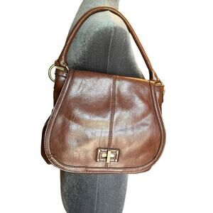 Relic Shoulder Bag Brown Roomy Inside Zippered Pocket